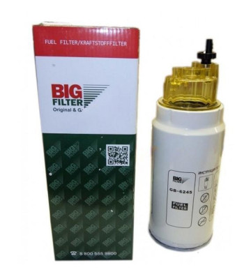 Фильтр топливный Камаз (БИГ) GB-6245 (с колбой) KAMAZ, аналог PL 420