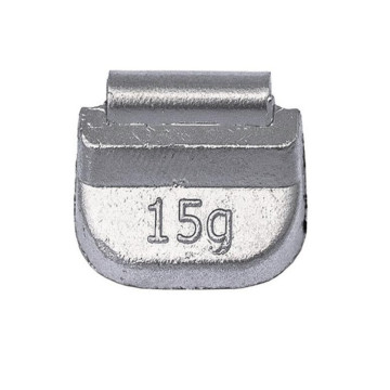 Грузики балансировочные для стальных дисков (НОРМ) 15гр (к-т 100шт)