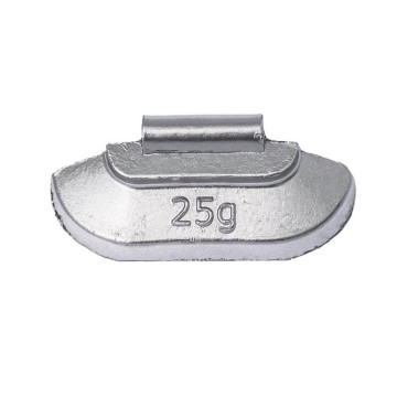 Грузики балансировочные для стальных дисков (НОРМ) 25гр (к-т 100шт)
