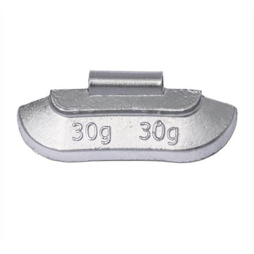 Грузики балансировочные для стальных дисков (НОРМ) 30гр (к-т 100шт)