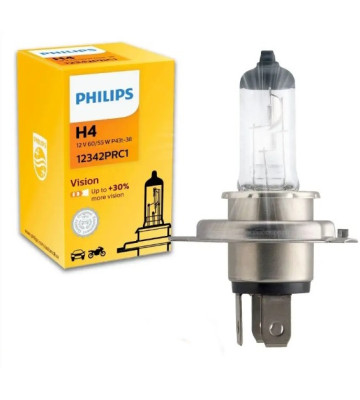 Лампа галог H4 12V60/55W +30%(PHILIPS) Vision 12342PRC1