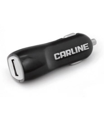 Адаптер CARLINE 2хUSB в прикурив. черный