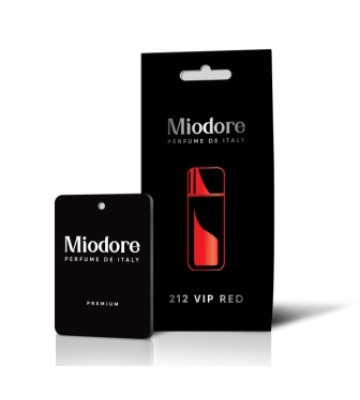 Ароматизатор подвес картон (AREON) MIODORE - 212 VIP RED MDKP-20