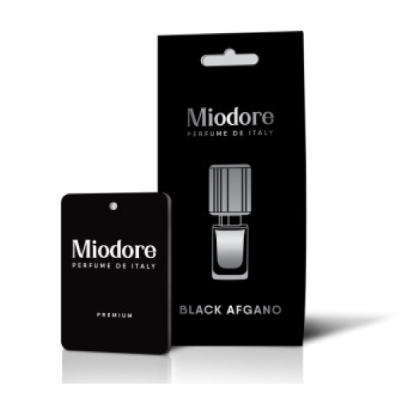 Ароматизатор подвес картон (AREON) MIODORE - Black afgano MDKP-19