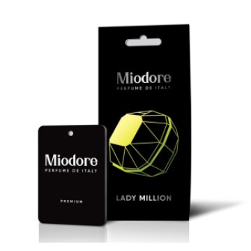 Ароматизатор подвес картон (AREON) MIODORE - Lady million MDKP-16