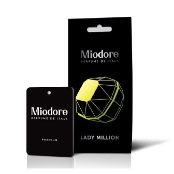 Ароматизатор подвес картон (AREON) MIODORE - Lady million MDKP-16