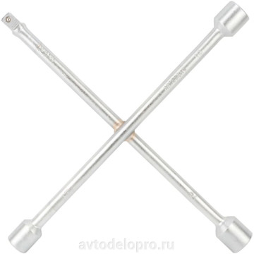 Ключ балон крест 17*19*22 1/2" 360мм (АвтоДело) (13141) 30712