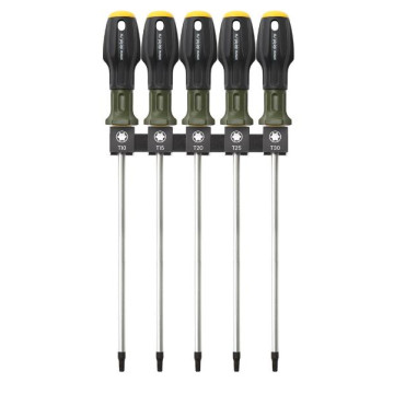 Отвертки набор Torx L 250 мм 5 пр (Т10,Т15,Т20,Т25,Т30) (ДТ) без отверстия