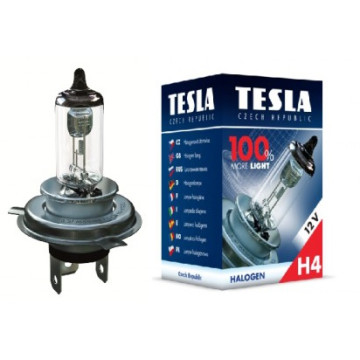 Лампа галог H4 12V60/55W+100% (Tesla) В40401 P43t