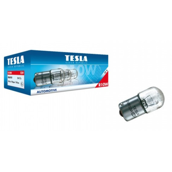 Лампа 12V10W (Tesla) (габариты) 10 шт (В56101)