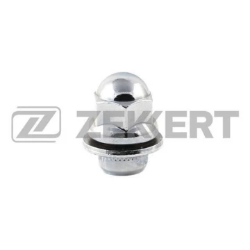 Гайка колесная с шайбой M12 x 1 5 L=37 ключ 21 Хром